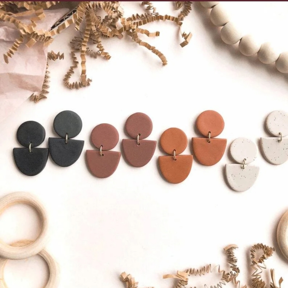 ADORABLE CLAY EARRINGS
